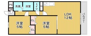 深江橋駅 徒歩5分 1階の物件間取画像